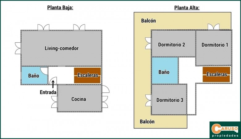 Casa con 3 dormitorios en Paso del Rey sur.