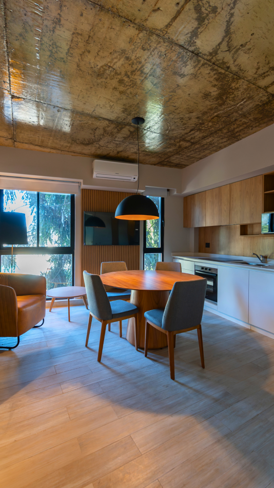 Departamento 2 ambientes en alquiler.  Araucarias Apartamentos | El Nuevo Estandar Premium en Moreno
